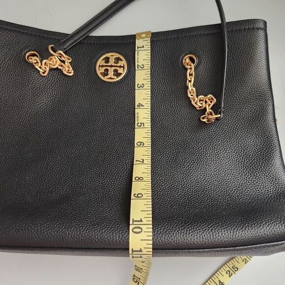 Tory Burch Carson Chain-link Leather Tote Bag - Picture 11 of 16
